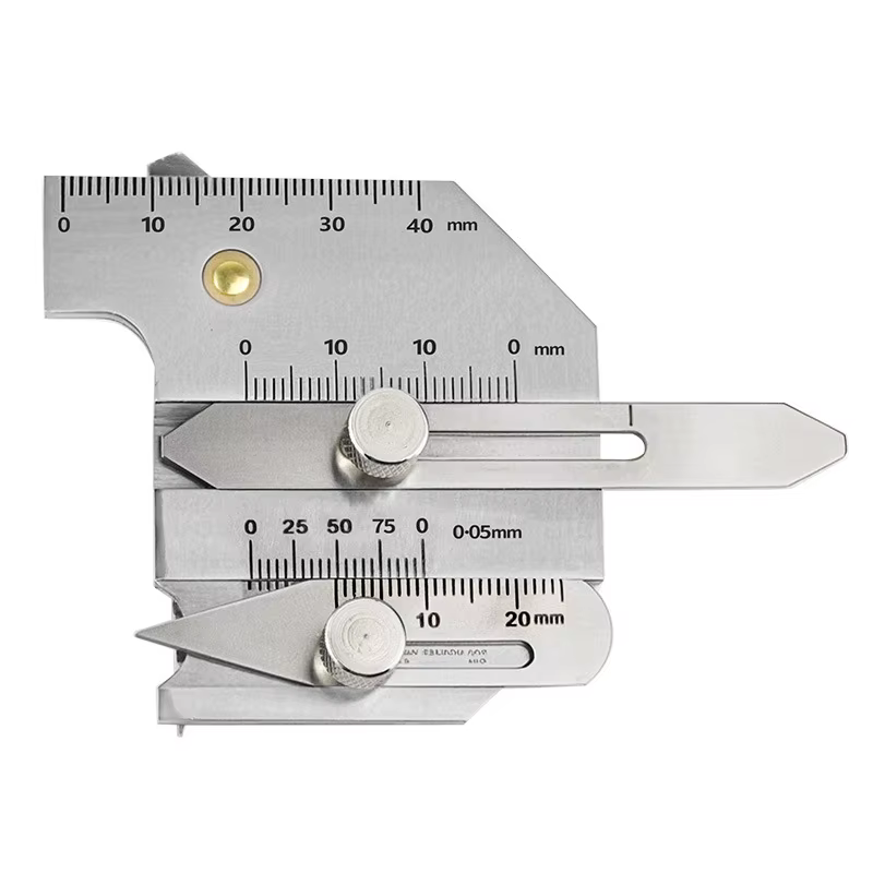 Règle d'inspection de soudage 0-40mm, jauge de soudure pour Angle de rainure, outil de mesure de pro