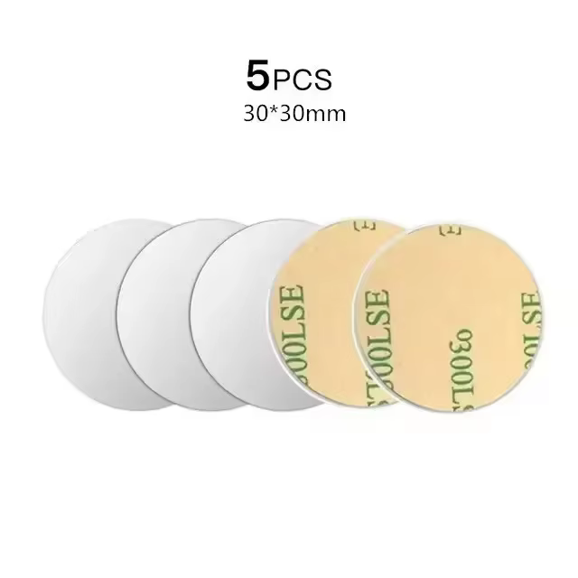 5/10 pièces plaque métallique magnétique disque support de téléphone de voiture autocollants Patch m