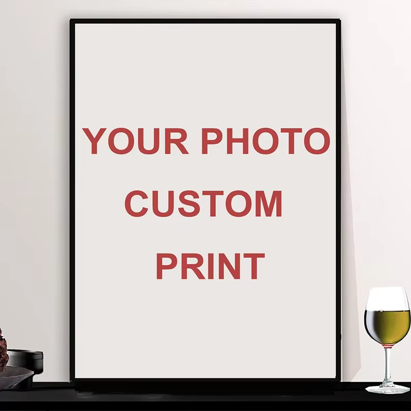 Affiche personnalisée personnalisée avec votre image, imprimés en papier Photo, pour la maison, la s