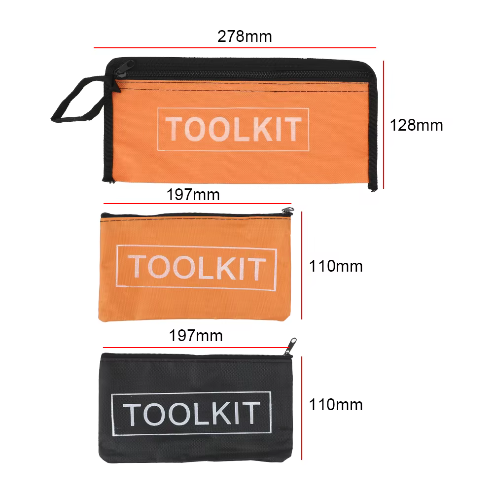 Trousse à outils en toile Oxford, sac portable multifonction, sacs de rangement, petit sac à outils,