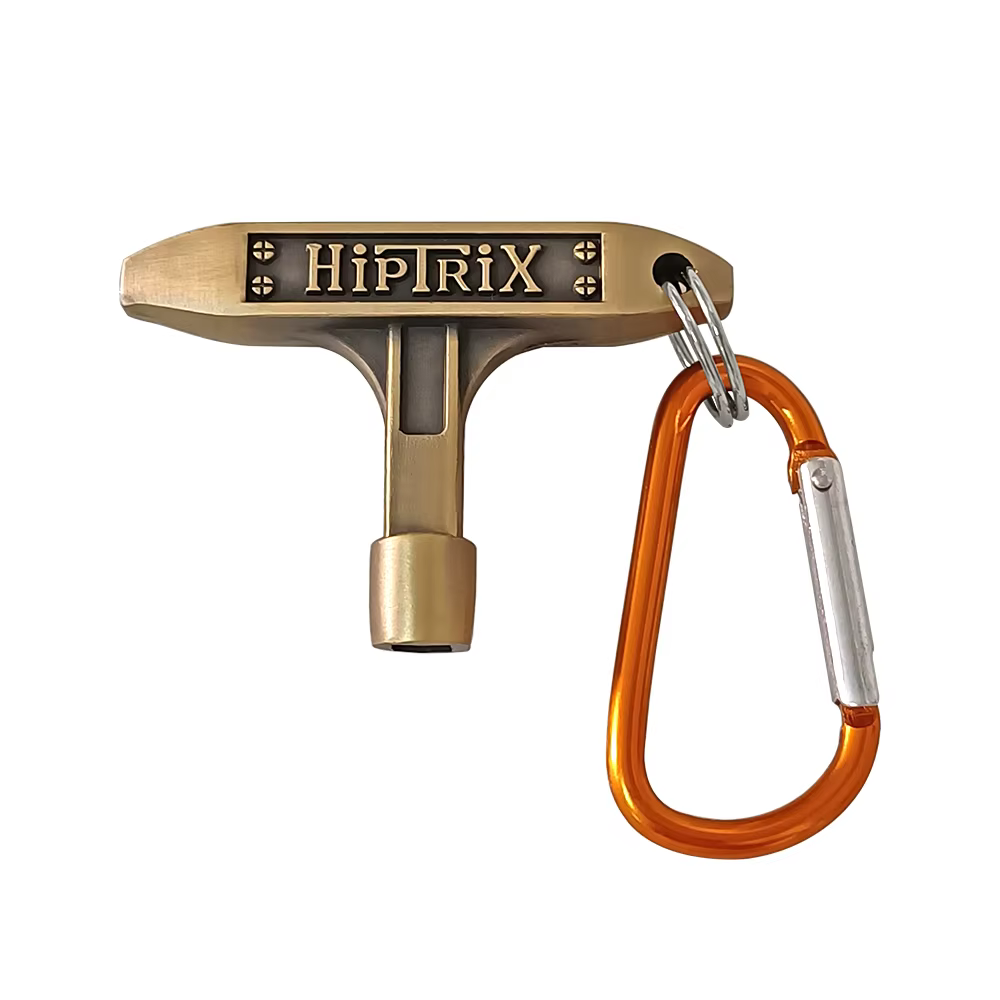 Clé de réglage du tambour, clé de réglage en métal en forme de T, 4 trous carrés, accessoires pour i