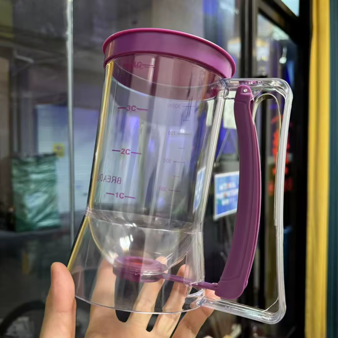 Distributeur de pâte manuel 900 ml avec outil de contrôle des portions pour cupcakes, muffins, crêpe