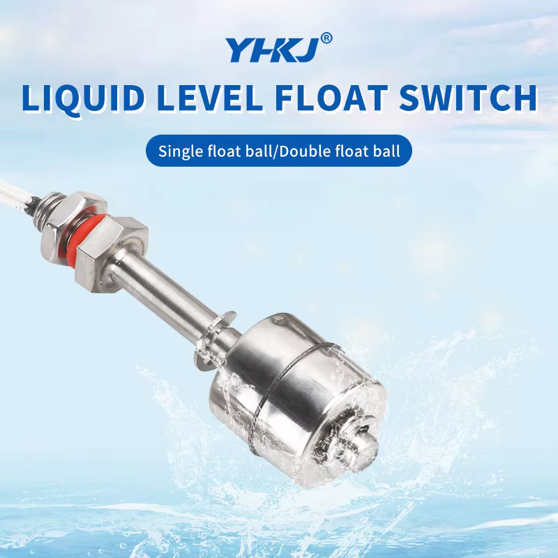 Contrôleur de niveau d'eau liquide de type L en acier inoxydable 304, 45-100MM, capteur, interrupteu