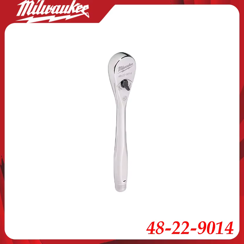 Poignée de cliquet Milwaukee 48-22-9014 1/4 ", clé à dégagement rapide robuste pour mécaniciens et r