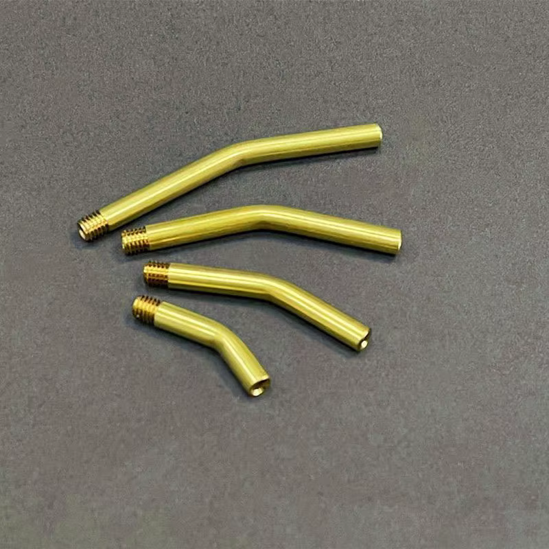 Tube courbé creux en laiton fileté M5/M6/M8