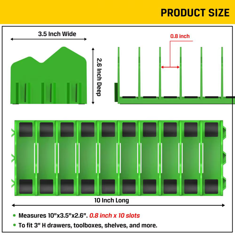 Clé pince outil organisateur de rangement 10 fente porte-outil marteaux outils à main système de sto