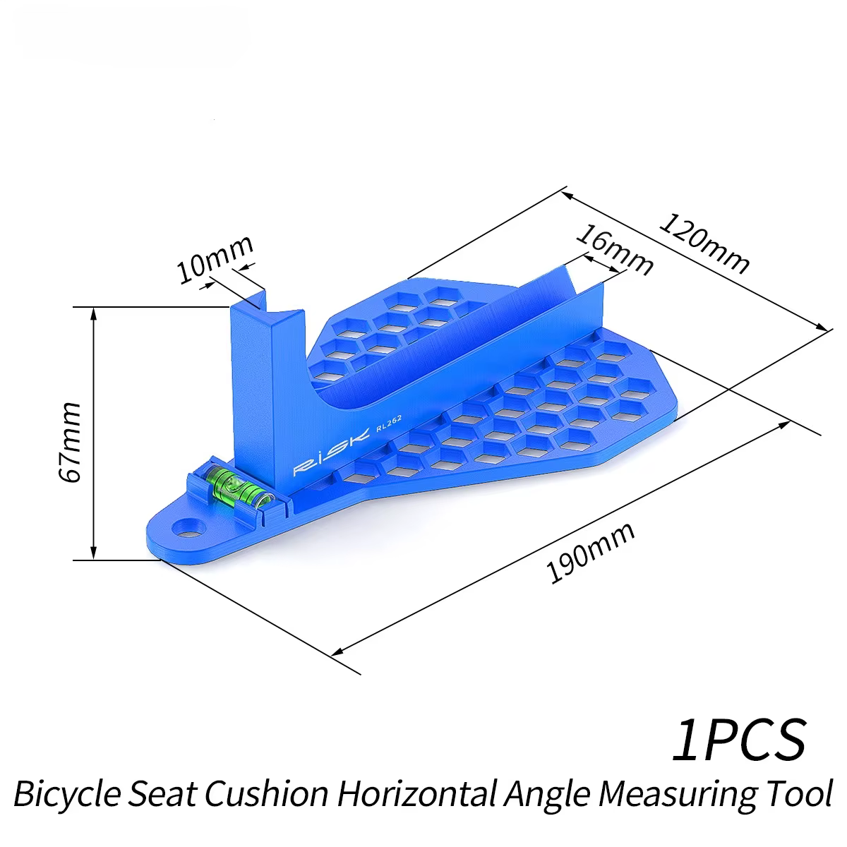 Outil de mesure d'angle horizontal pour selle de vélo, jauge de correction et d'ajustement, niveau