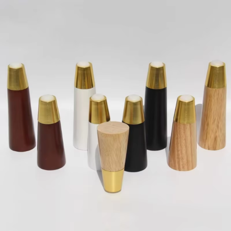 Pieds de Table basse en bois massif, 4 pièces, pour meubles, canapé-lit en bois et métal, chaise, ma