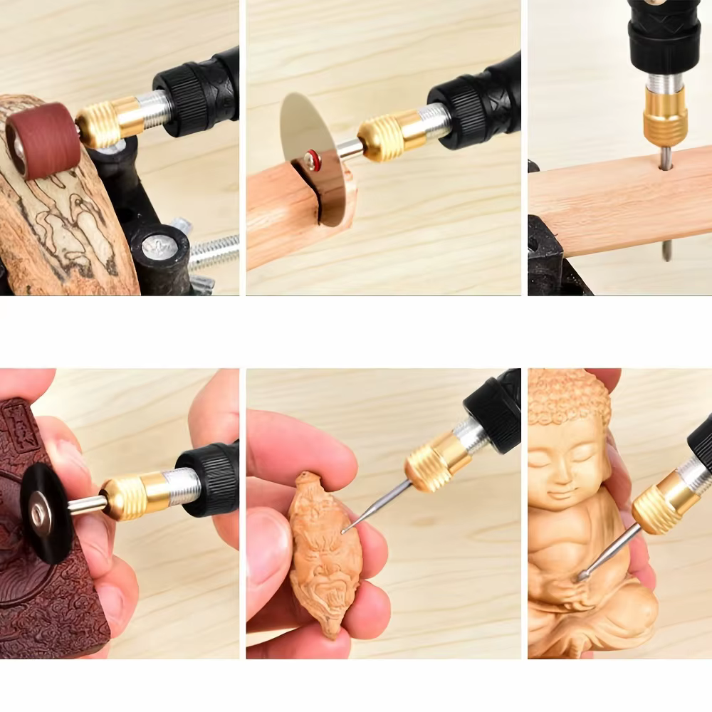 JANGKLIFE 9V Mini perceuse électrique stylo de sculpture perceuse à vitesse Variable outils rotatifs