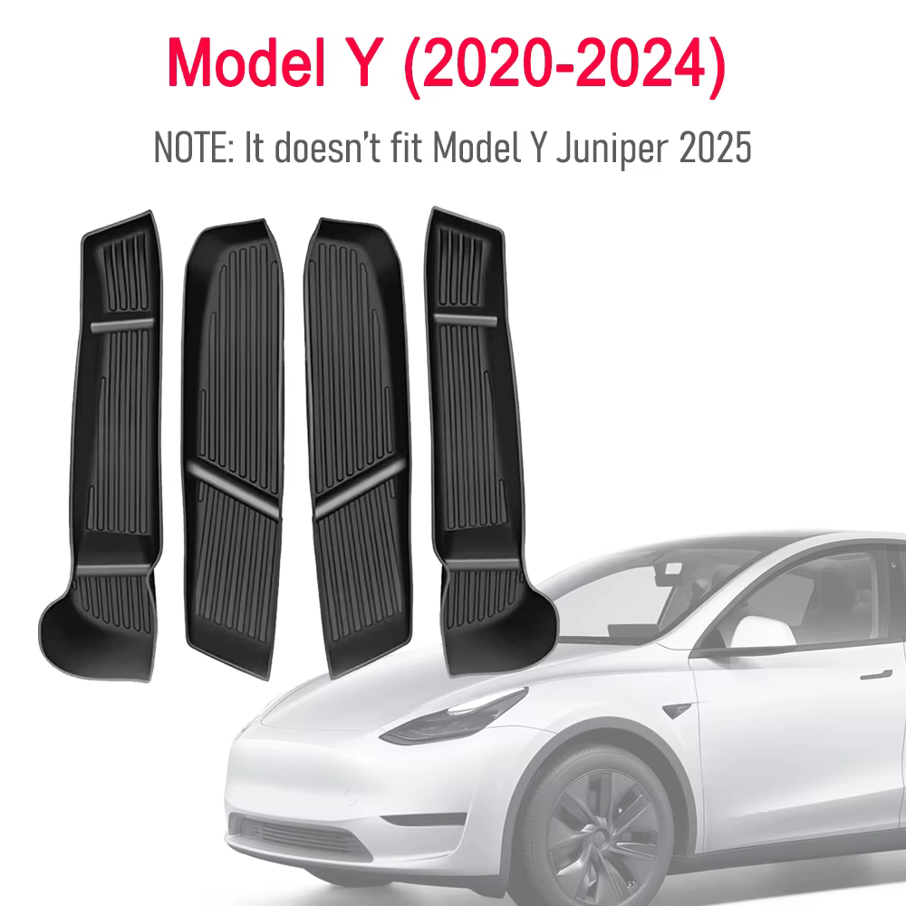 Boîte de rangement latérale pour portière de voiture USVOTOV pour Tesla Model Y Juniper 2025 2026, M