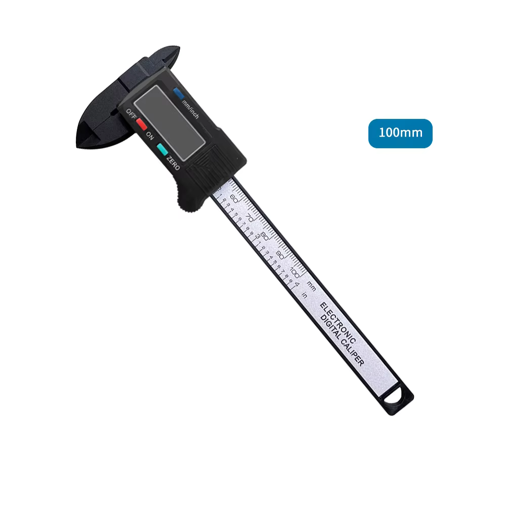 Pied à coulisse numérique électronique, cadran en fibre de carbone, jauge à vernier, outil de mesure