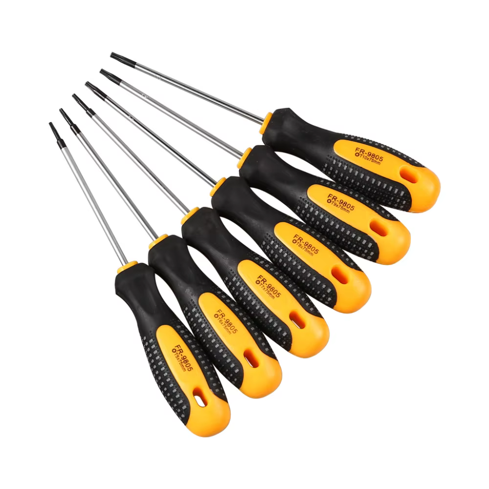 Jeu de tournevis Torx à trou de sécurité CR-V, Kit d'embout de tournevis magnétique T5-t30 pour répa