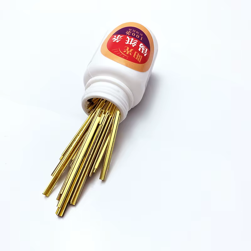 100 pièces/boîte 0.05MM/0.06MM outils en feuille d'étain outils de serrurier or et argent feuille d'