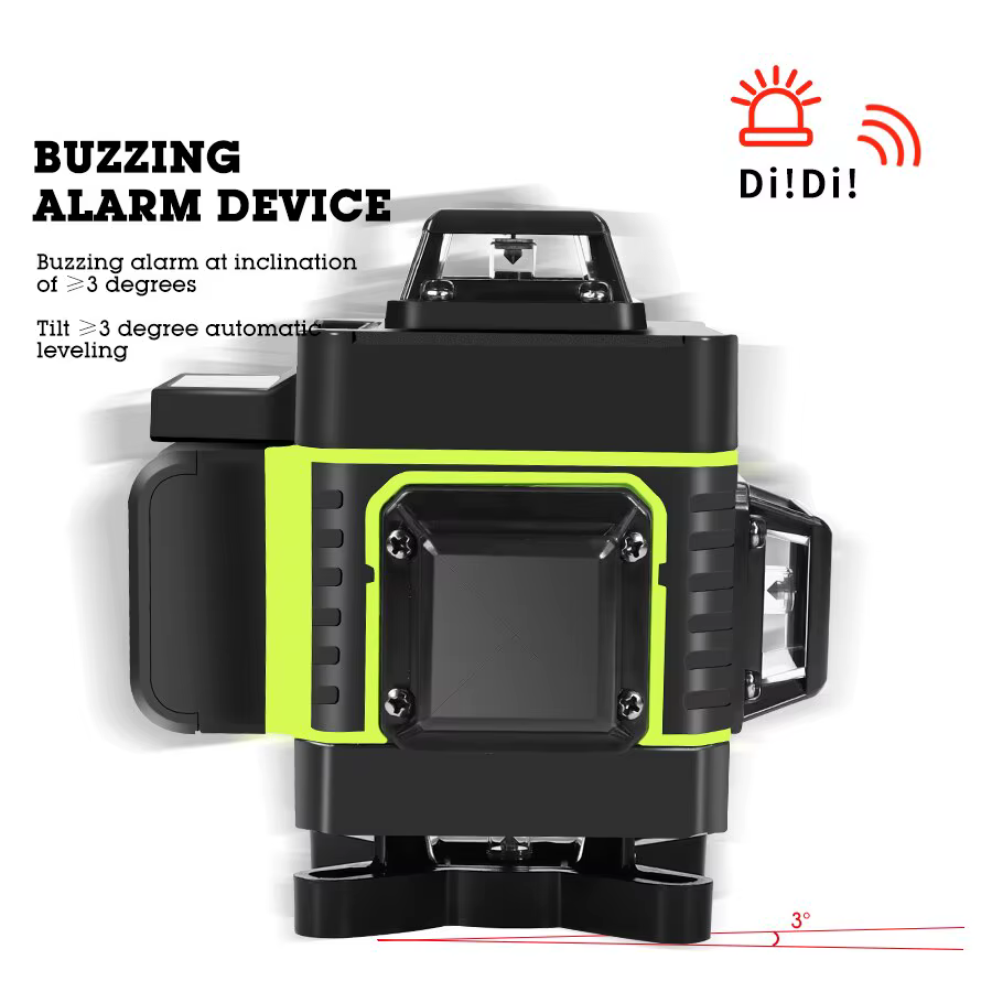 HILDA 16/12 lignes niveau laser ligne verte SelfLeveling 360 horizontal et vertical super puissant f