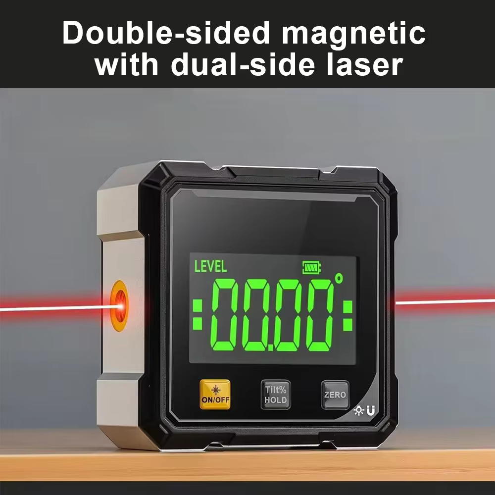 Inclinomètre laser magnétique, niveau électronique numérique, rapporteur numérique de mesure d'angle
