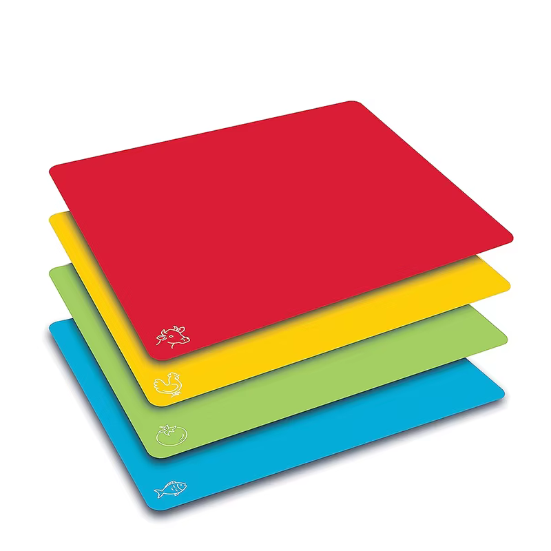 Planches à découper flexibles en plastique sans BPA, Polymères coordonnants pour la viande et 05/09/