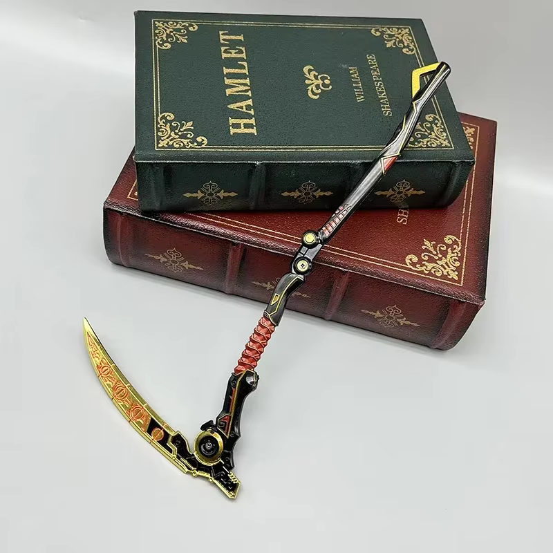 30cm Apex Legends Jeu Réplique Death Grip Scythe Arme En Métal Modèle Revenant Heirloom Ornements De