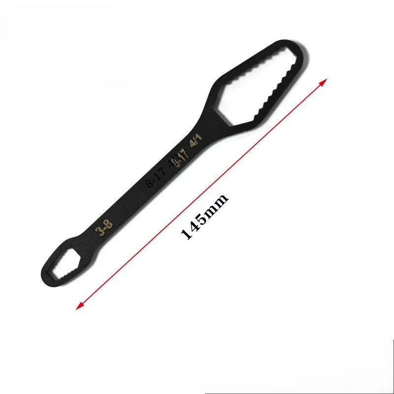 Clé universelle à double extrémité, auto-ajustable 3-17 mm, 8-22 mm, clé de réparation pour écrous, 