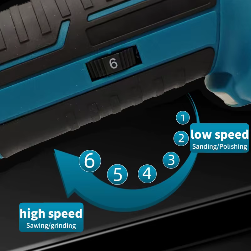 Outil oscillant à dégagement rapide MAKITA 18V, 6 vitesses, sans fil, multi-vibrations, outil foncti