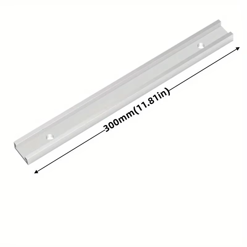 Rail de exaclotte à Fente en T de 30/40/50cm, Guide de Limite pour Rail de exaclotte de Travail pour