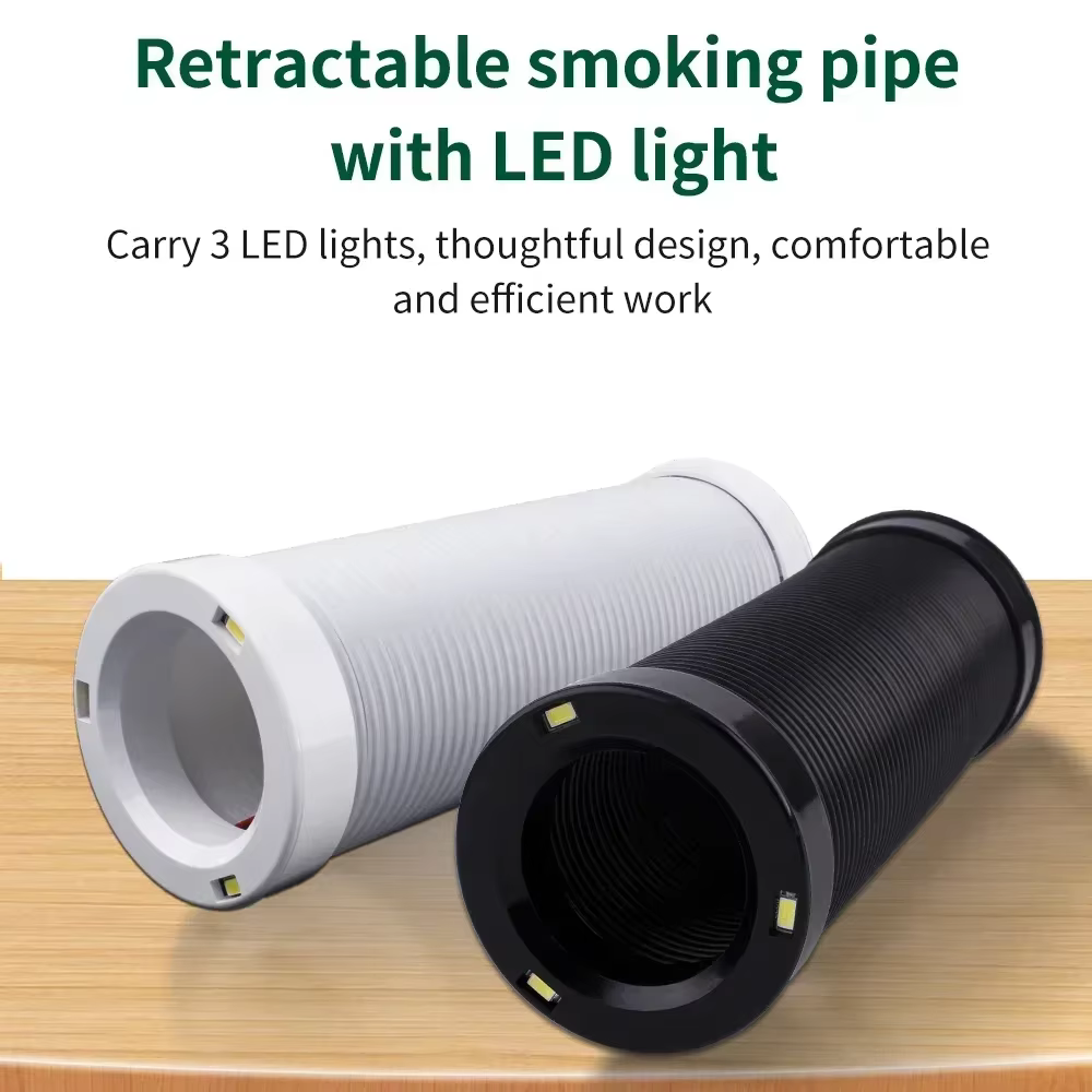 LUXIANZI – extracteur de fumée, Instrument pour fumer avec lumière LED, filtre à charbon actif 220v,