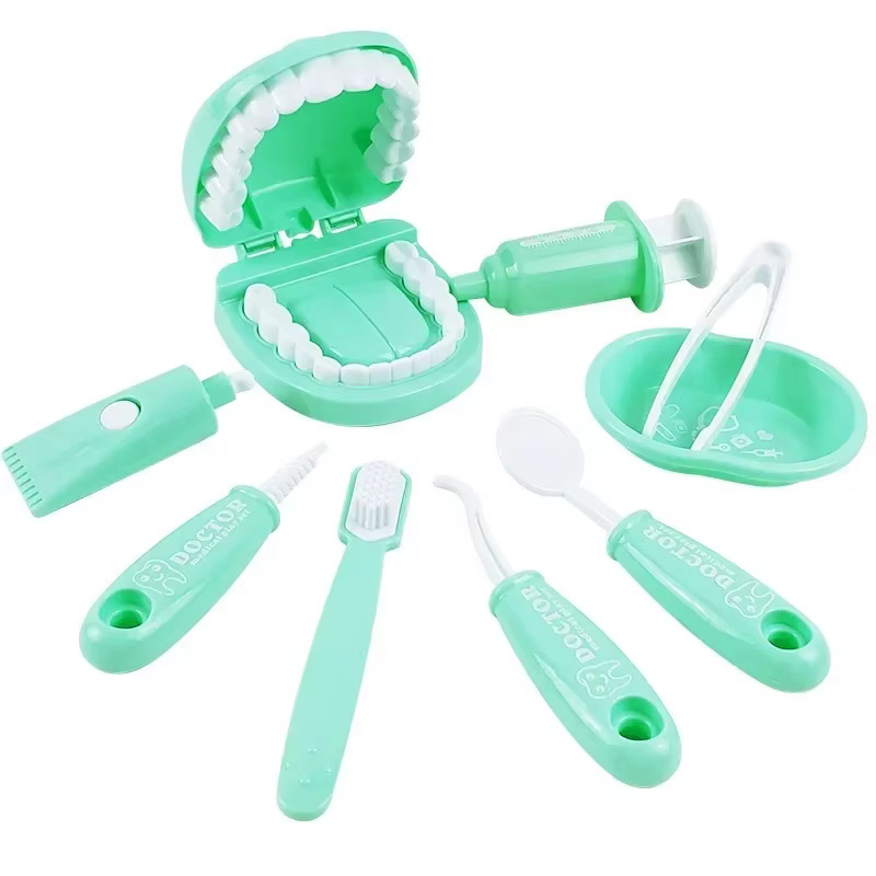 Jouets de médecin pour enfants, 15 pièces, ensemble de jeu de simulation, outils de dentiste médical