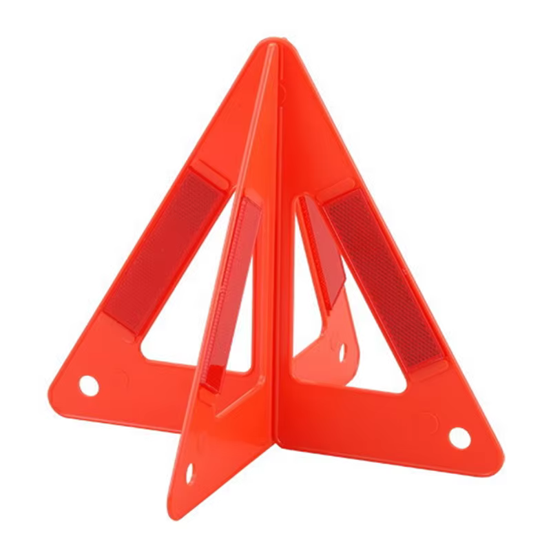 Trépied réfléchissant triangulaire pour voiture, autocollant réfléchissant d'avertissement de panne 