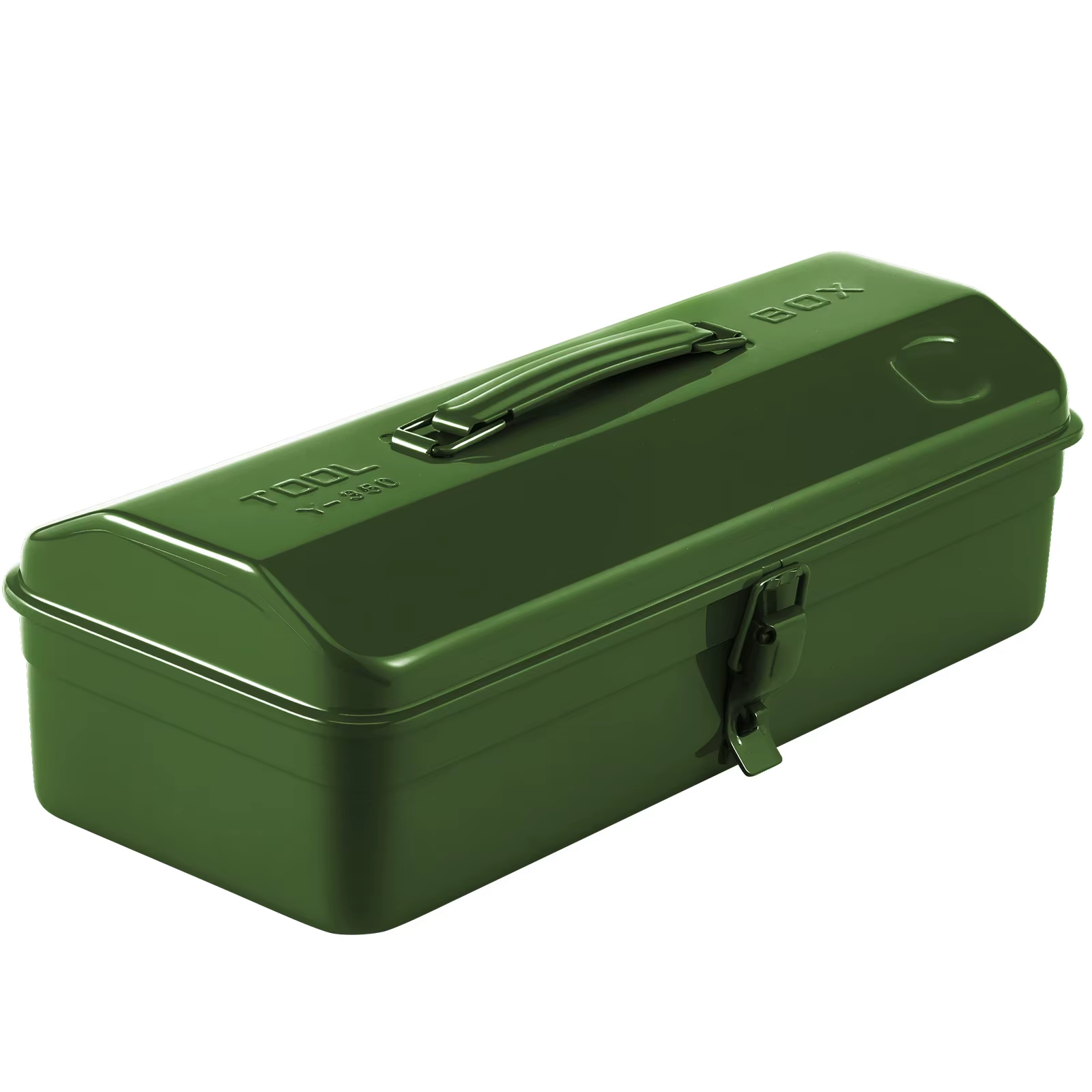 Boîte à outils Portable, boîtes de rangement d'outils en métal avec fermeture à loquet et poignée, b