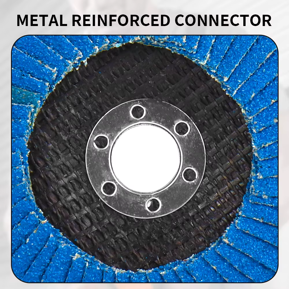 Disque poncage 100mm/115mm/125mm roue de polissage Disque à lamelles pour meuleuse d’angle