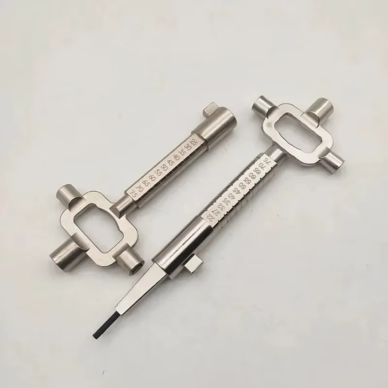 Outil de mesure de cylindre de serrure essentiel pour serrurier, multi-usages pour la mesure rapide 