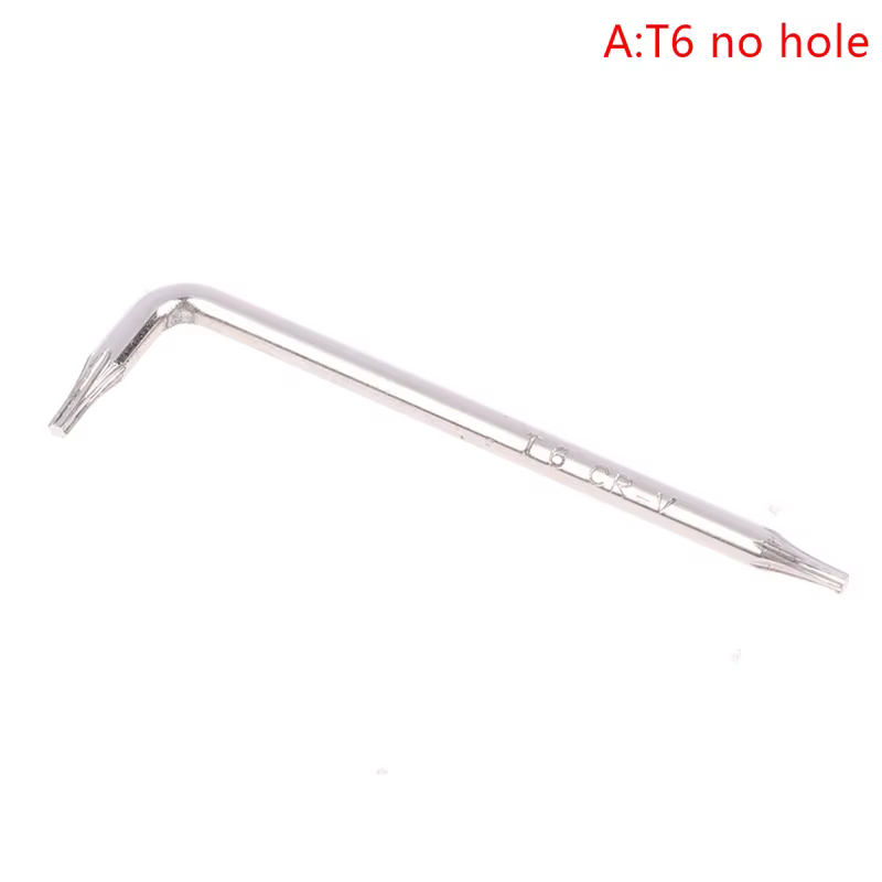 T6 T7 T8 T9 T10 T15 T20 T25 T30 T40, 1 pièce, tête Torx à six lobes, trou de 2,2 de sécurité, tourne
