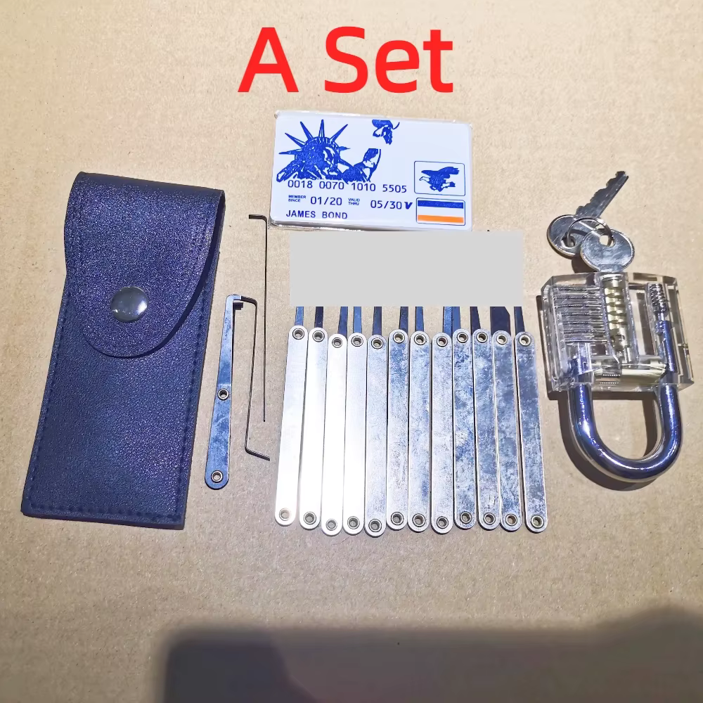Ensemble de sélection de serrure, fournitures de serrurier, clé cassée, extracteur automatique, croc