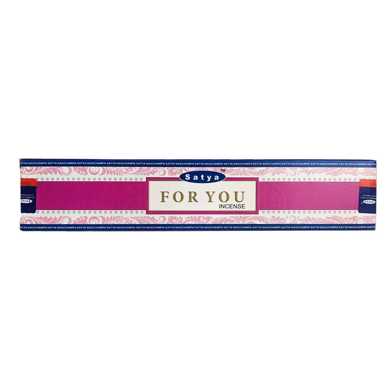 Bâtons d'encens Satya Exotic Romance & For You, parfumés, roulés à la main, Masala AGARBATTI 15g