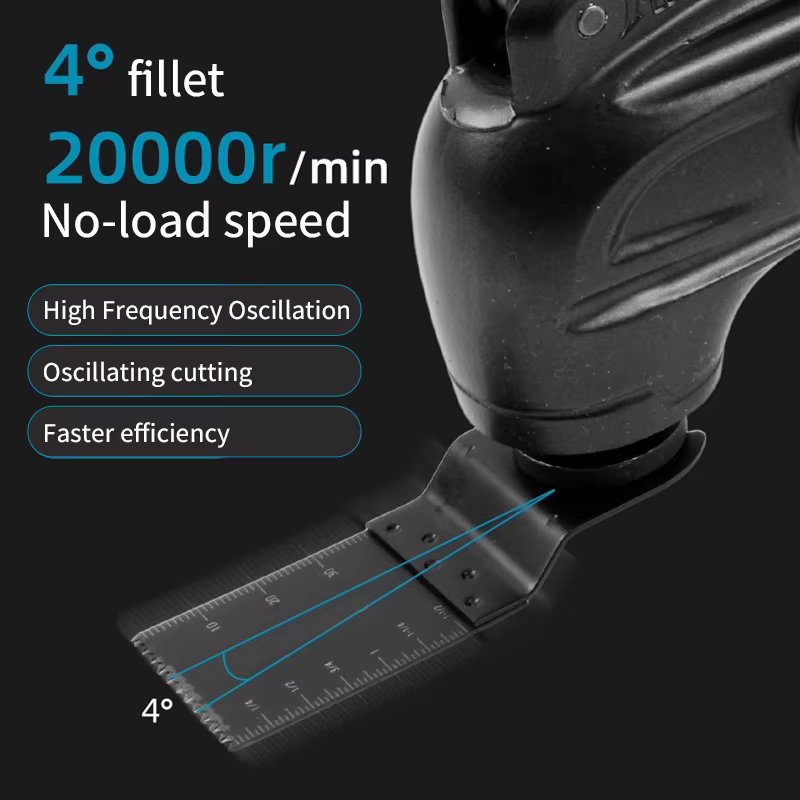 Outil oscillant à dégagement rapide MAKITA 18V, 6 vitesses, sans fil, multi-vibrations, outil foncti