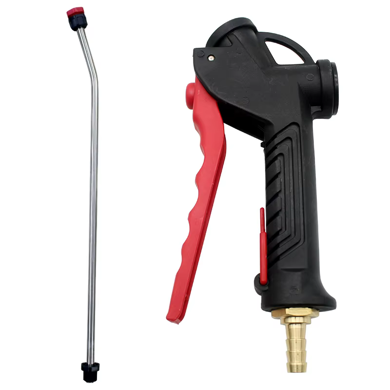 Lance à mousse pour pistolet de pulvérisation, avec buse en acier inoxydable et raccord à barbe pour