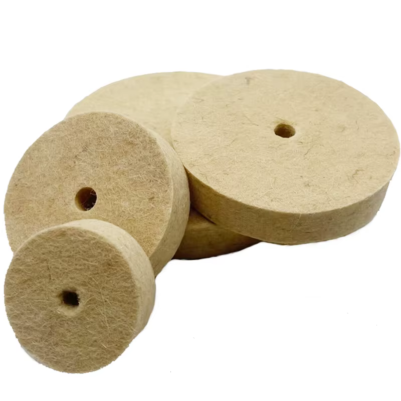 Perceuse meule roue de polissage feutre laine tampon de polissage disque abrasif pour meuleuse d'éta