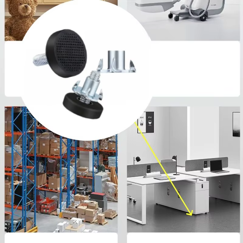 Kit de nivellement 84 pièces, métal robuste, écrou en T, stable pour usage commercial et industriel