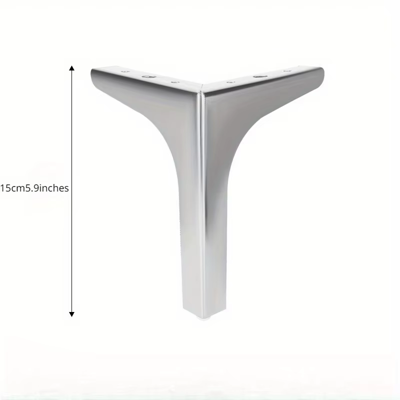4 pièces 15cm pieds de Table basse en métal moderne pour meubles pieds de canapé lit chaise bureau c