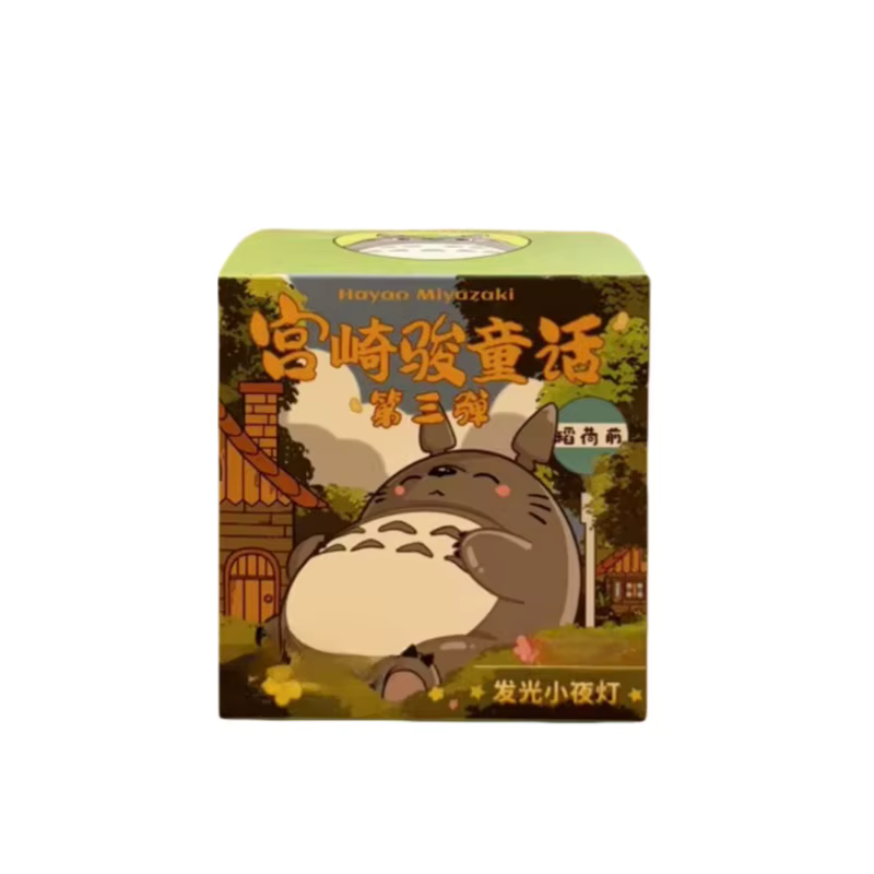 Nouvelle boîte à l'aveugle de contes de fées Miyazaki grand format de bureau transparent lumineux, c