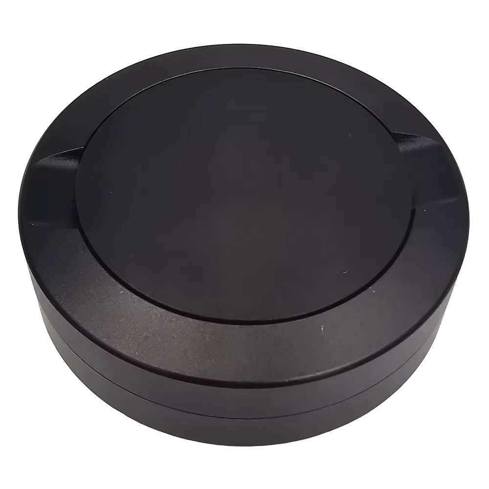 Zyn Metal Can 72MM Container Storage Tin Snus Cans Aluminum Black Color 3 Layers Snuffbox CNC Metal 