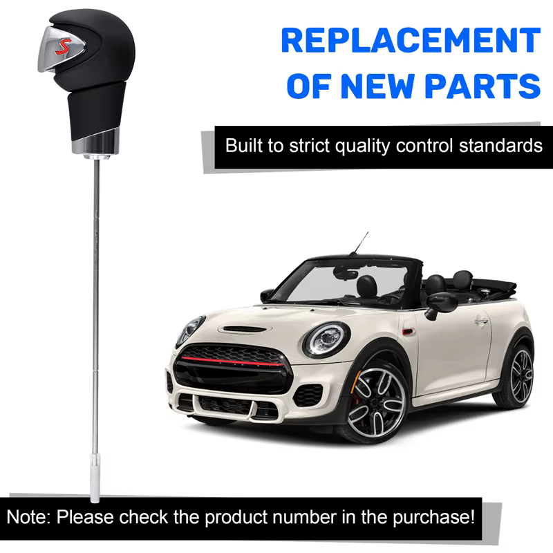Pommeau de levier de vitesse automatique pour BMW, levier de vitesse intérieur pour MINI Cooper, R56