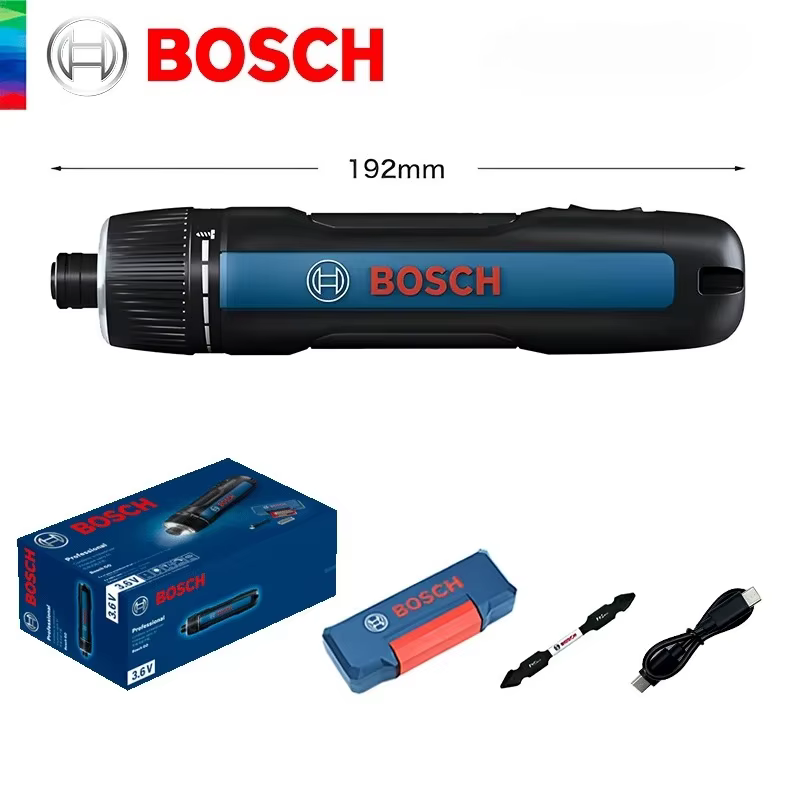 Tournevis sans fil BOSCH GO 3, 3,6 V Li-ion, rechargeable, avec boîte de rangement