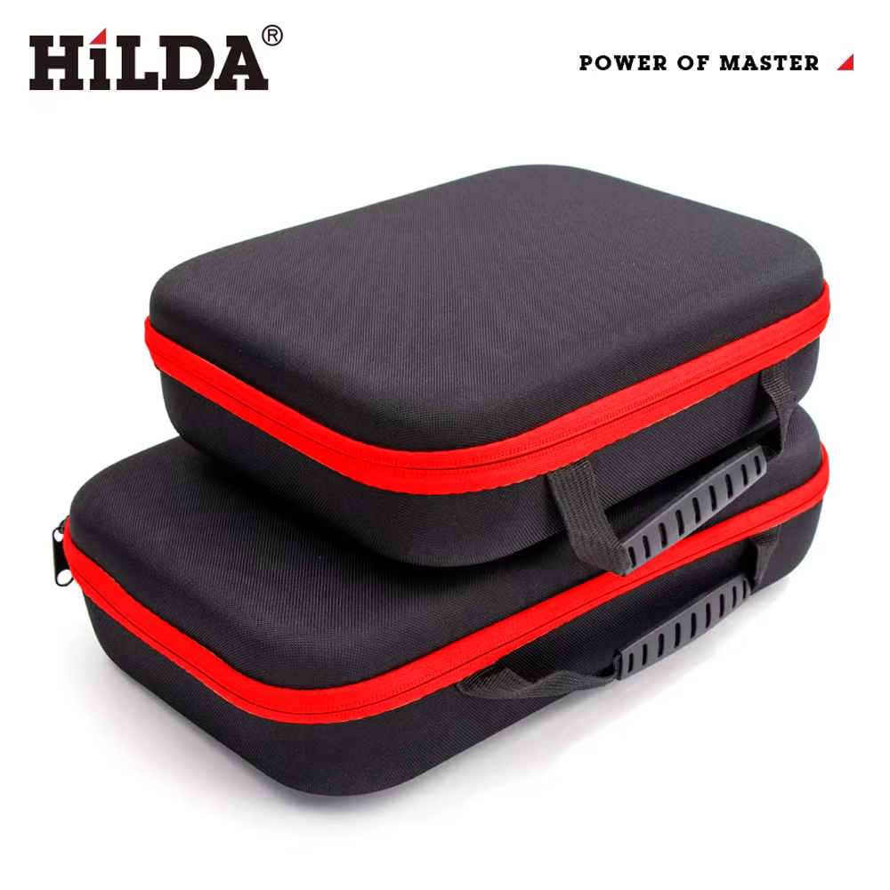 HILDA sac à outils de grande capacité 3 tailles disponibles avec des bords rouges outils sacs à outi