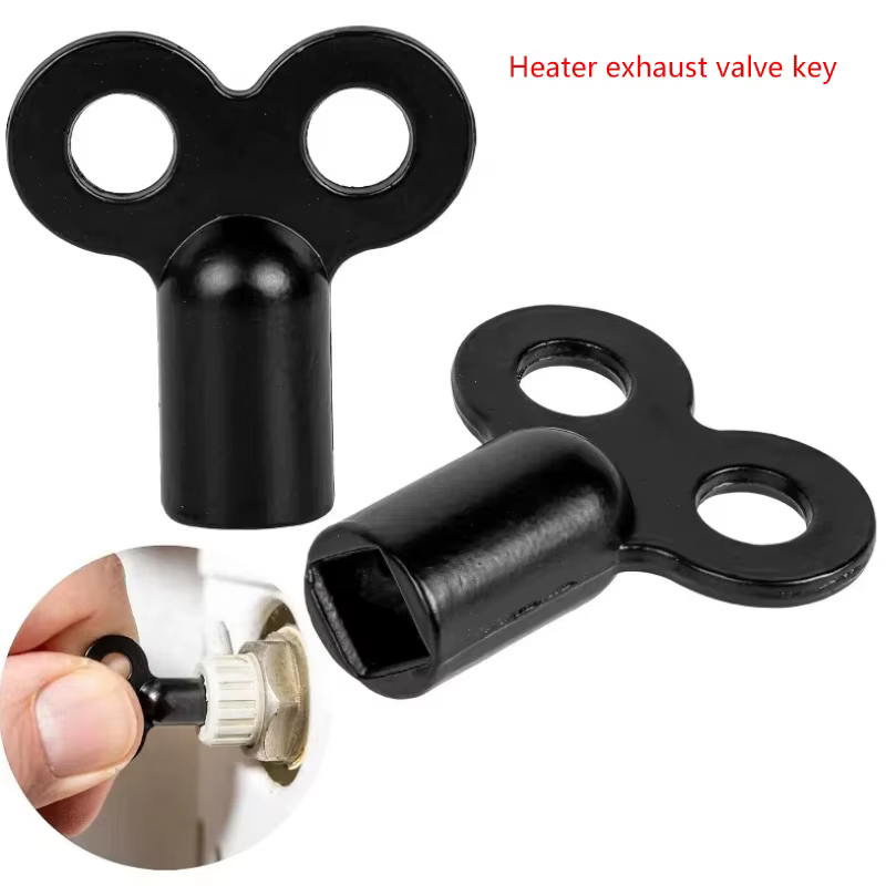 Clé de radiateur, Clé de robinet, Clé de purge de radiateur, Clé de purge d'air, Outil de chauffage 