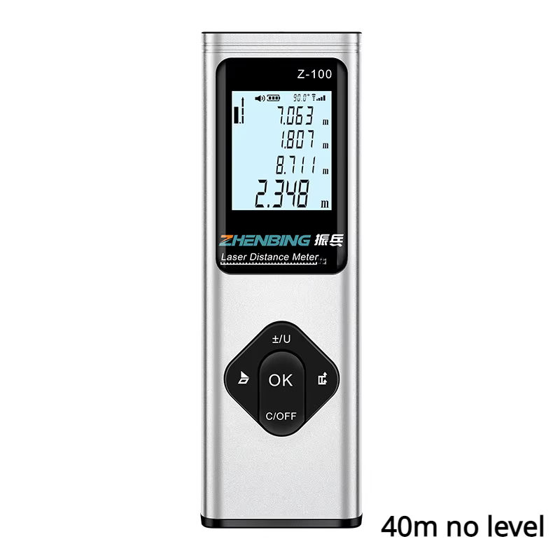 Télémètre laser numérique intelligent 40M, portable, rechargeable par USB, mini mesureur de distance