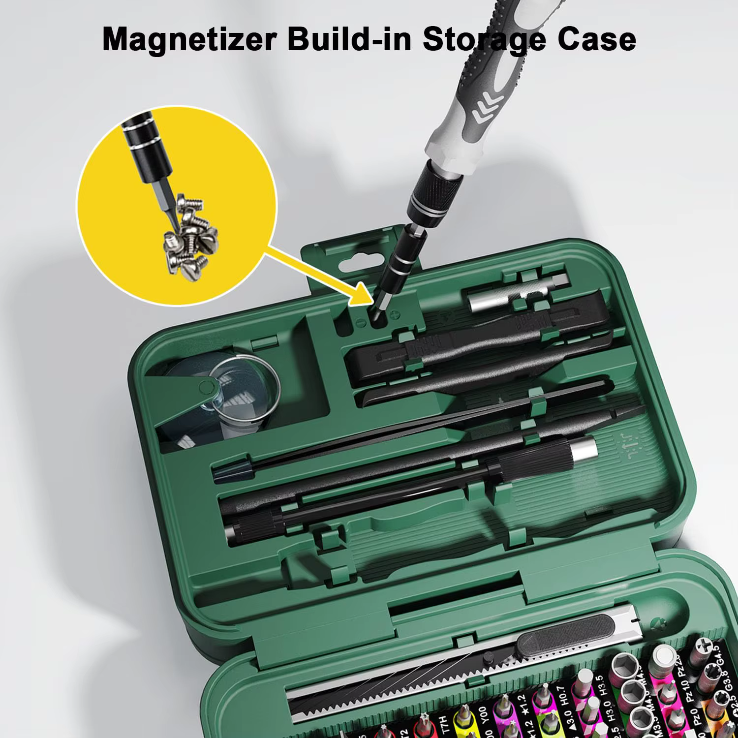 Jeu de tournevis de précision 132 en 1, tête de tournevis magnétique Phillips Torx avec boîte de ran