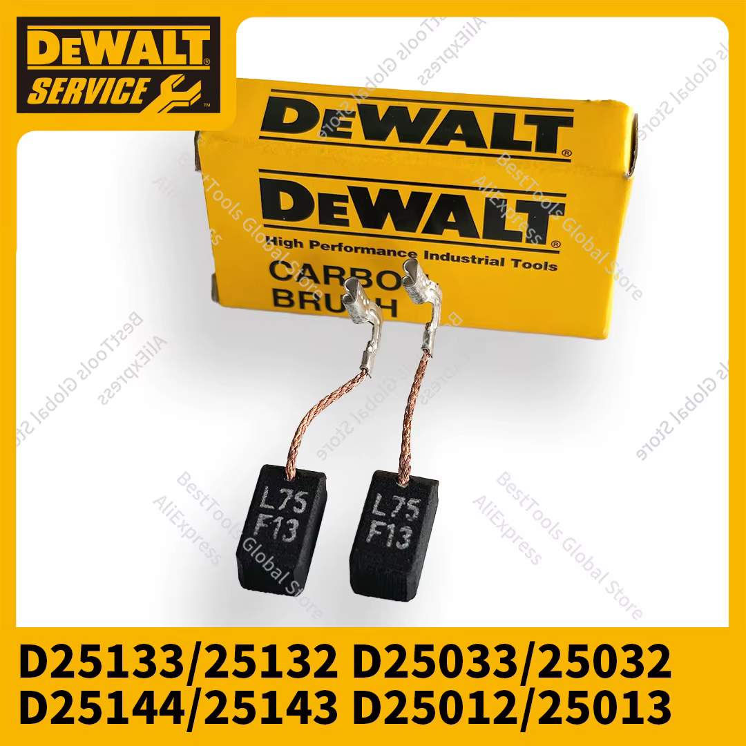 Dewalt – brosse en carbone N418049 pour D25133 D25132 D25033 D25032 D25144 D25143 D25012 D25013 D252