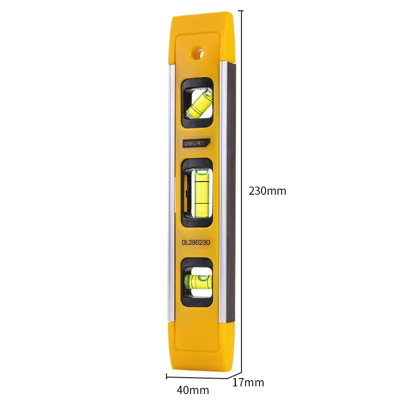Deli – règle de niveau Portable 3 en 1, niveau à bulle de haute précision, outils de quincaillerie d