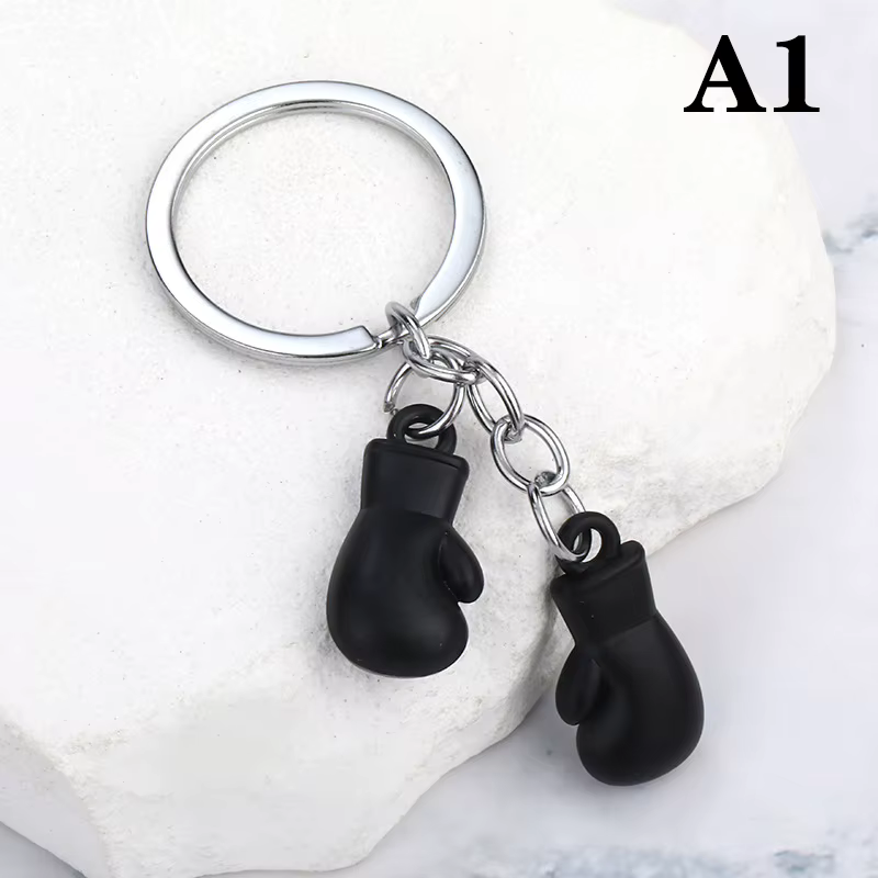 Gants de boxe personnalisés pour hommes et femmes, porte-clés unique, équipement de fitness, pendent