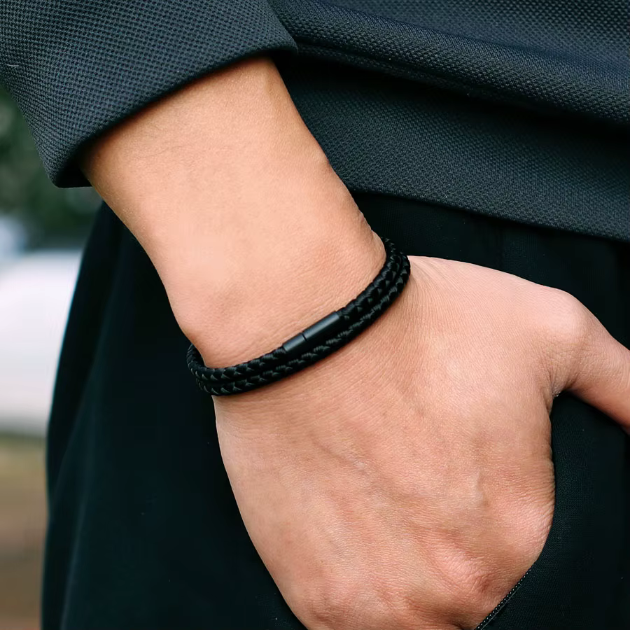 Noter minimaliste hommes Bracelet Grade A quille corde Braslet Bracelet en plein air survie Braclet 